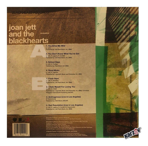 Joan Jett & The Blackhearts - Acoustics - Lp Vinyl