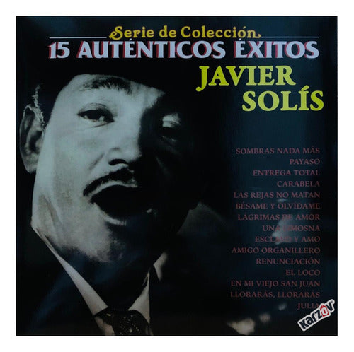 Javier Solís - 15 Auténticos Éxitos - Gold/Dorado Lp Vinyl
