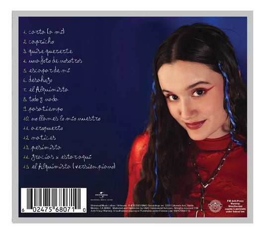 Joaquina Al Romper La Burbuja Autografiado Disco 2025 Cd