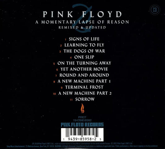 Pink Floyd A Momentary Lapse Of Reason Remixed Disco Cd