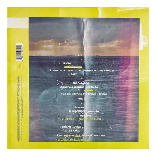 Karol G Ocean Black 2 Lp Vinyl