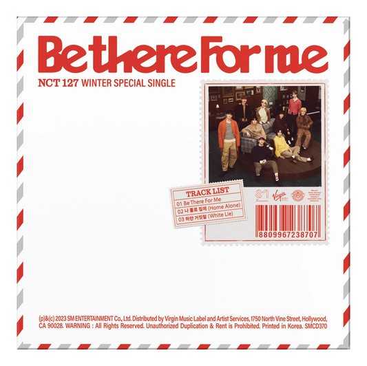 Nct 127 Kpop Winter Special Single Be There For Me House Cd