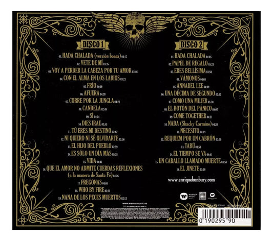 Enrique Bunbury Archivos Volumen 1 Tributos Y Bsos 2 Cd ' S