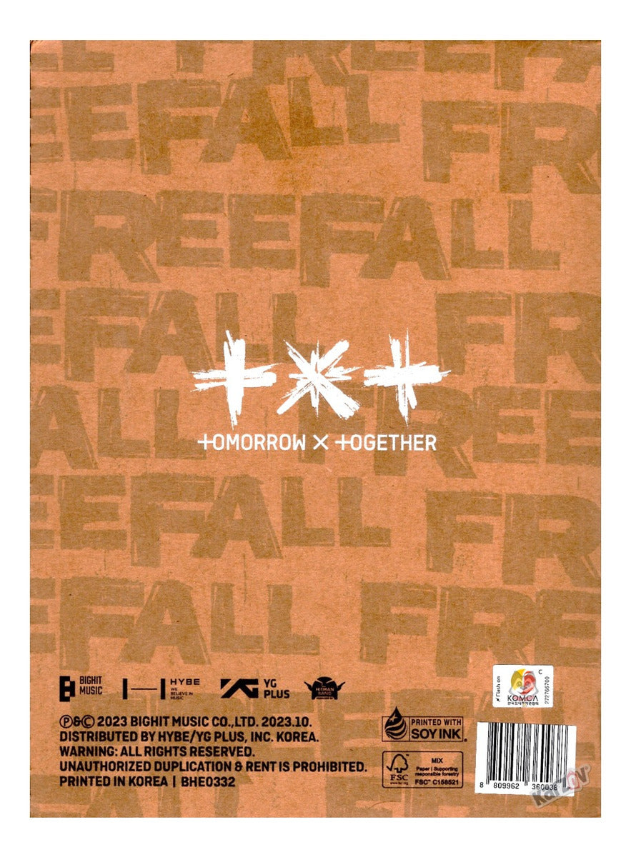 Txt Tomorrow X Together Name Chapter Freefall Version Clarity