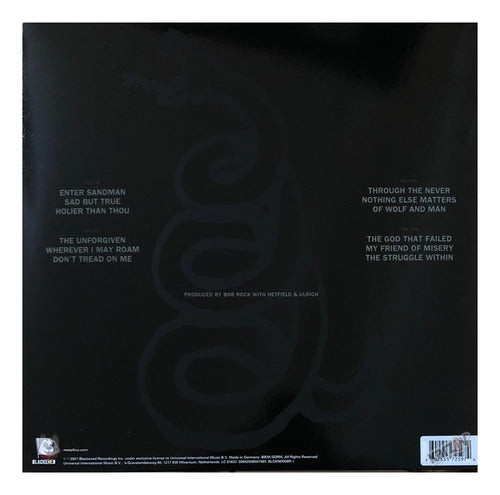 Metallica The Black Album Some Blacker Marbled 2 Lp Vinyl