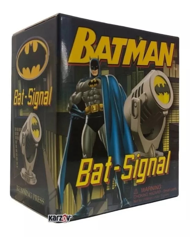 Batman Batiseñal Mini Lampara + Libro De 48 Pag Dc Comics