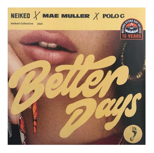 Neiked / Mae Muller / Polo G - Better Days - Orange Lp Vinyl