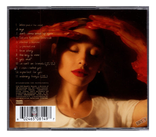 Ariana Grande Eternal Sunshine Cd