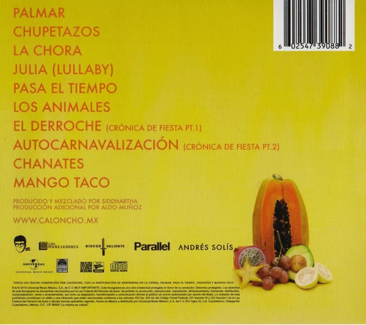 Fruta Volumen 2 Dos - Caloncho - Disco Cd -