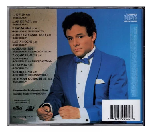 Jose Jose - 40 Cuarenta Y 20 Veinte - Disco Cd 10 Canciones