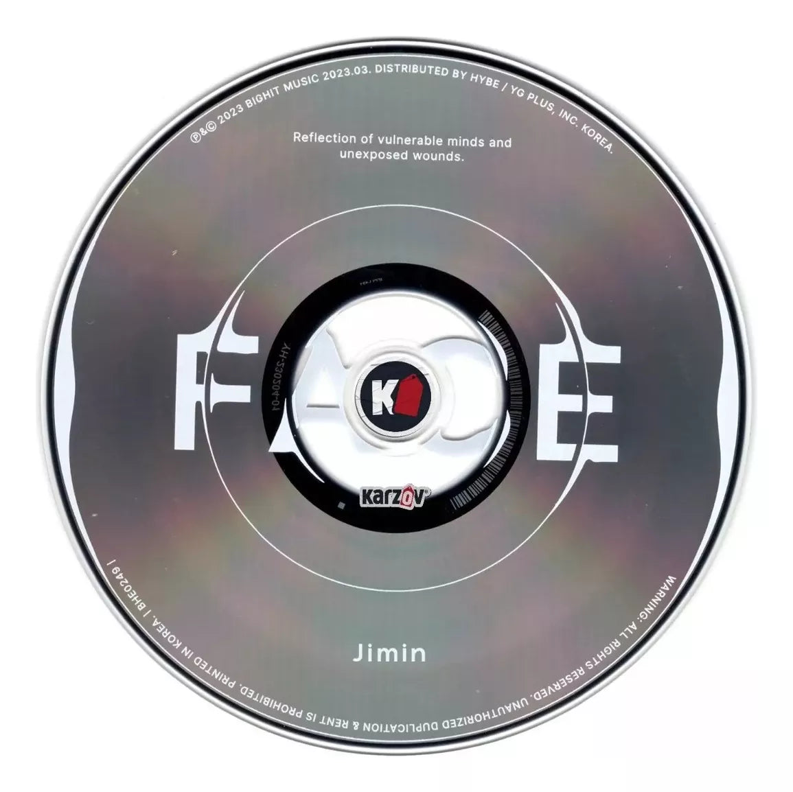 Jimin Bts Face Komca Album Original Disco Cd