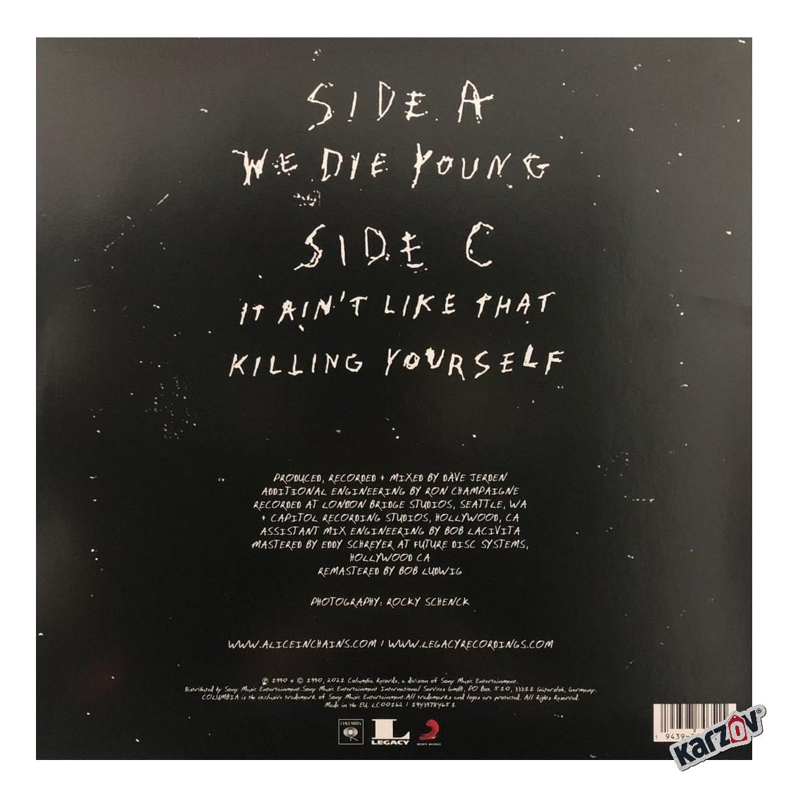 Alice In Chains We Die Young Rsd 2022 Lp Vinyl