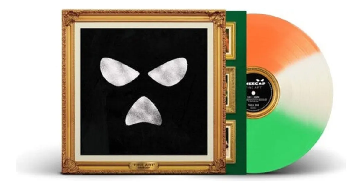Kneecap Fine Art Green & White & Orange Lp Vinyl