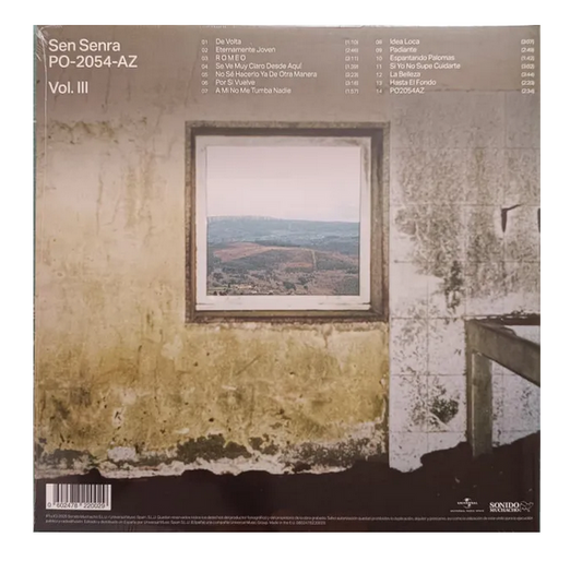 Sen Senra Po2054az Volumen Ill Tres White Lp Vinyl