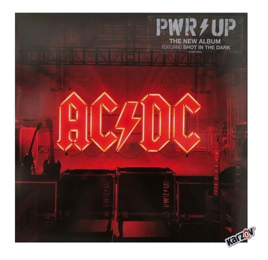 Ac / Dc Power Up Lp Acetato Vinyl / Rojo