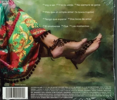 Ana Gabriel Por Amor A Ustedes Disco Cd