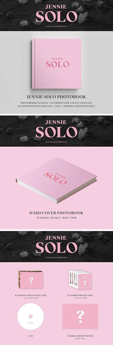 *** Jennie ( Blackpink ) Solo Album Version Photobook