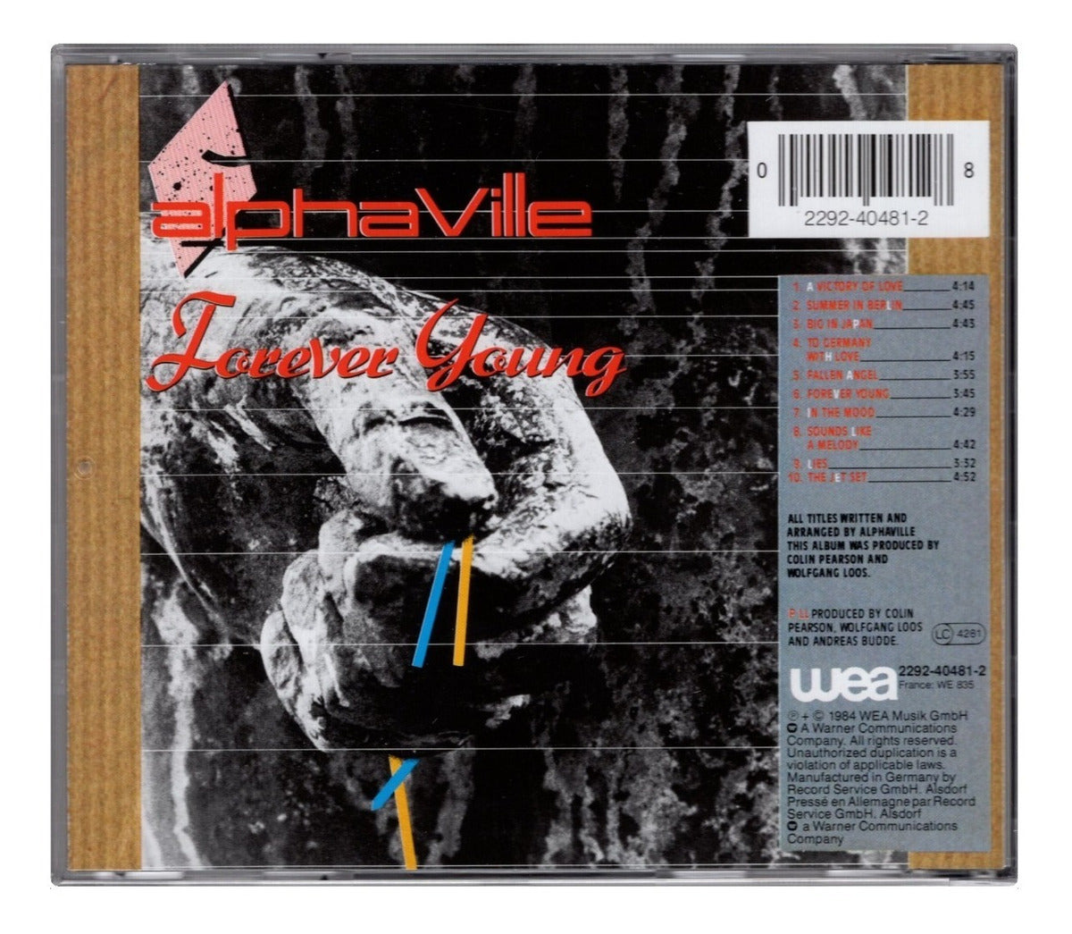 Alphaville Forever Young Disco Cd