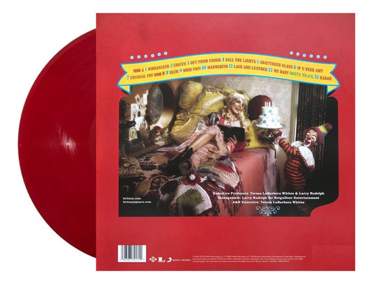 Britney Spears Circus Importado Rojo Red Lp Vinyl