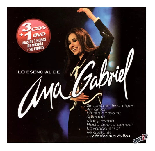 Lo Esencial De Ana Gabriel Box 3 Disco Cd + Dvd