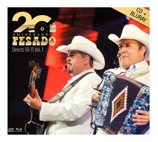 Pesado En Directo 93-13 Vol 1 20 Aniversario 2 Discos Cd + Blu-ray