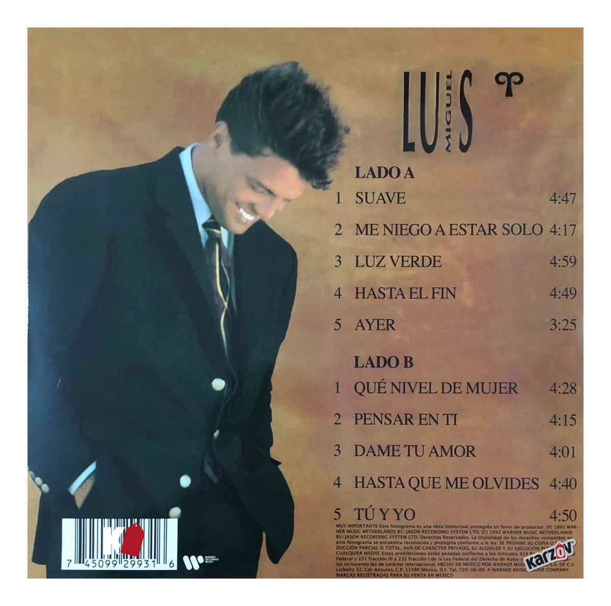 Luis Miguel Aries Lp Vinyl