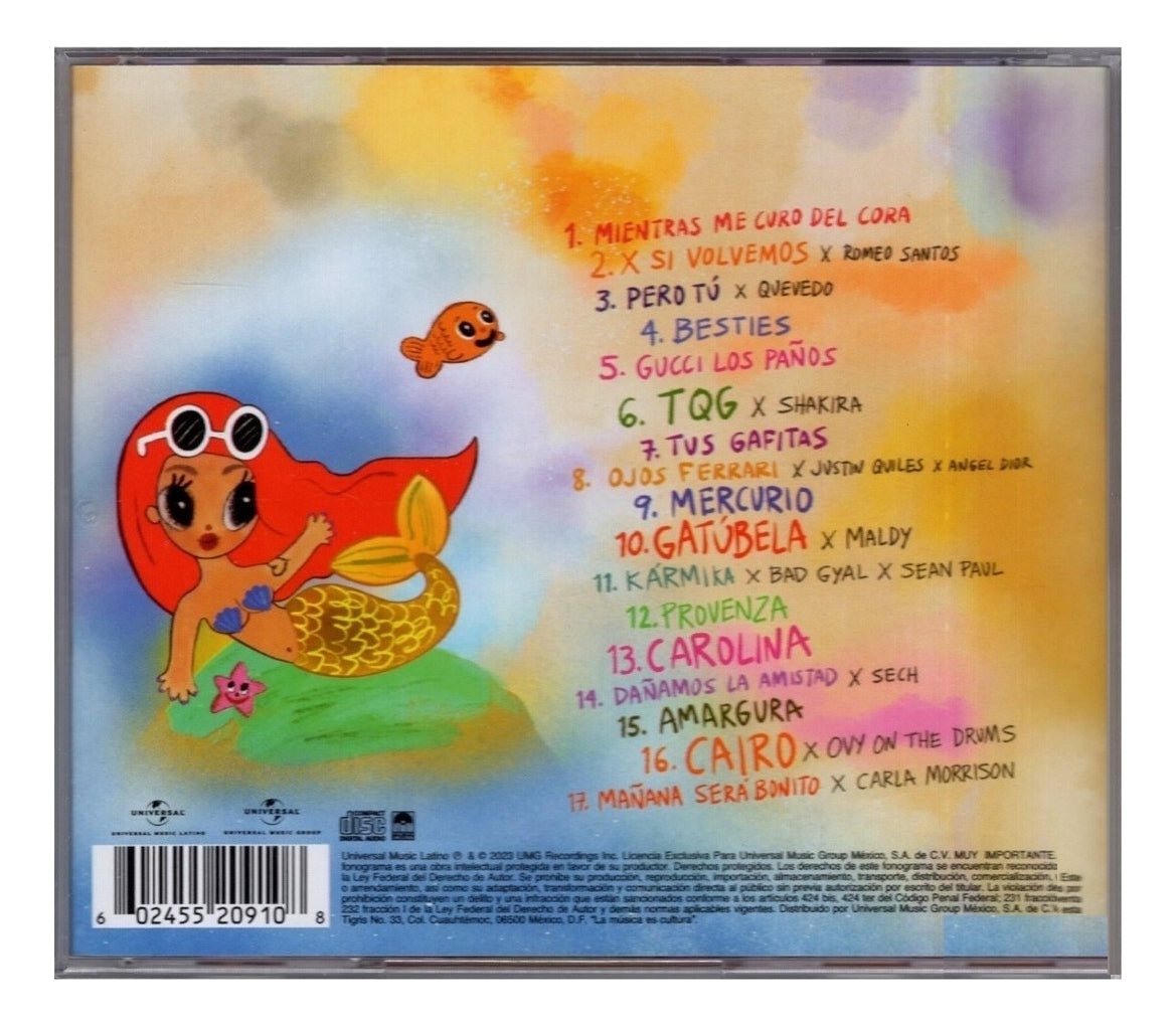 Karol G Mañana Sera Bonito Disco Cd