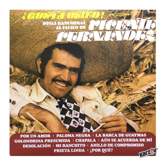 Joyas Rancheras Al Estilo De Vicente Fernandez Lp Vinyl