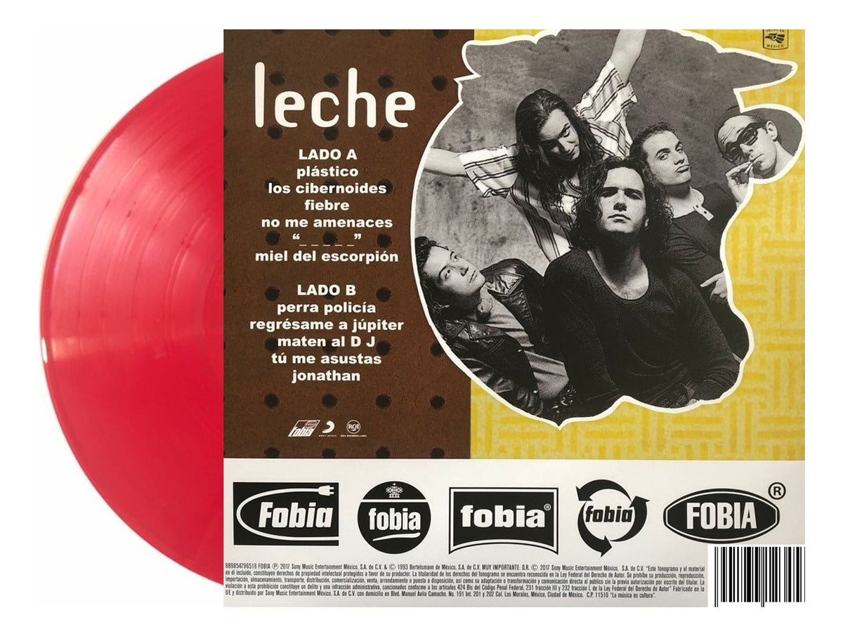 Fobia Leche Edicion Limitada Rojo Red Lp Vinyl