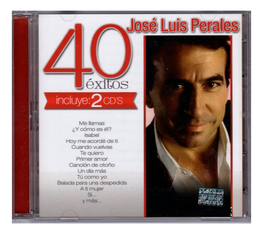 Jose Luis Perales 40 Exitos 2 Discos Cd