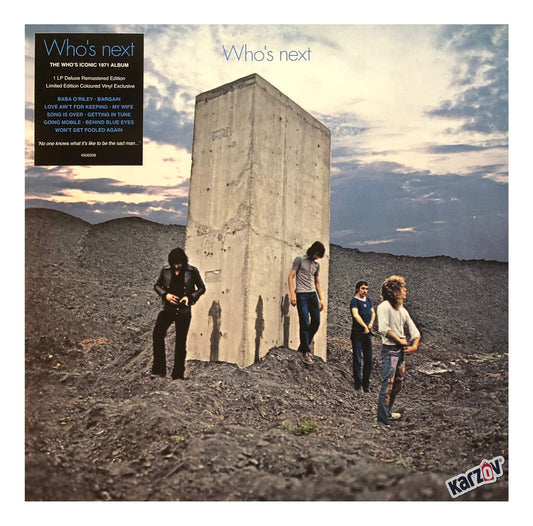 The Who Who's Next Remastered Coke Bottle Clear Lp Vinyl