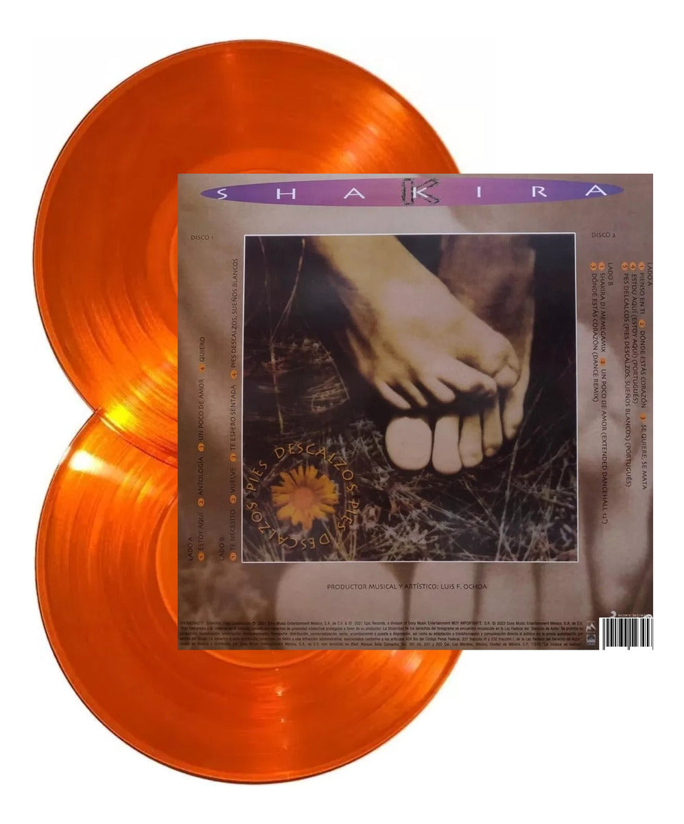 Shakira Pies Descalzos 2 Lp Vinyl