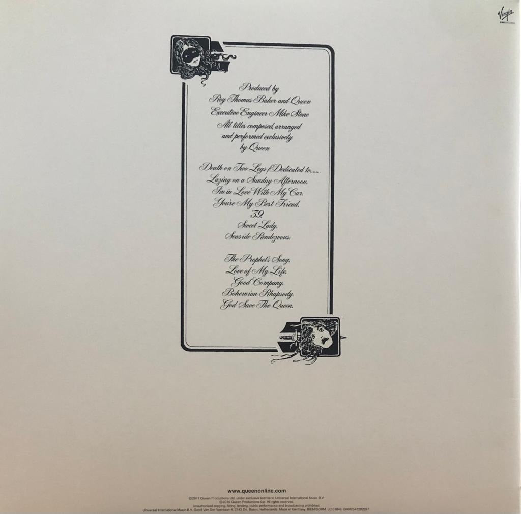 Queen A Night At The Opera LP Vinyl