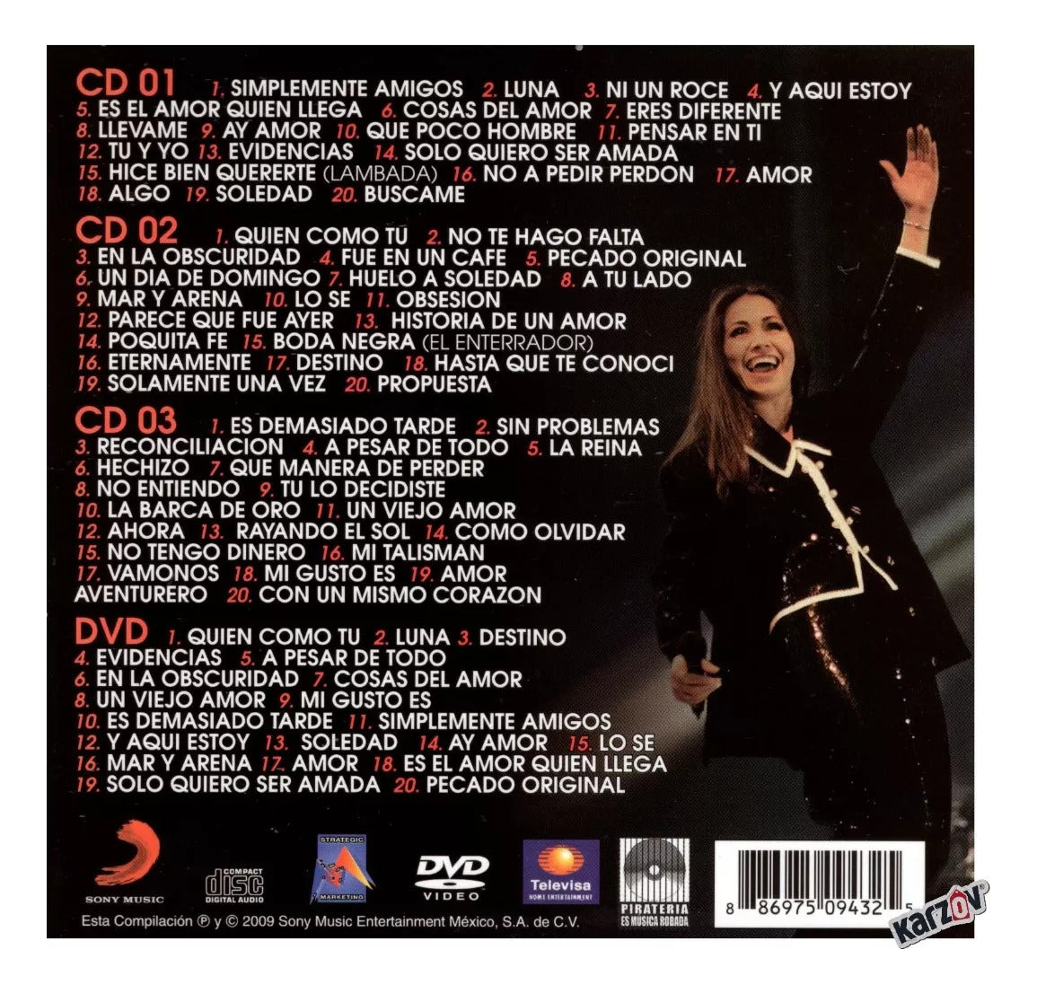 Lo Esencial De Ana Gabriel Box 3 Disco Cd + Dvd