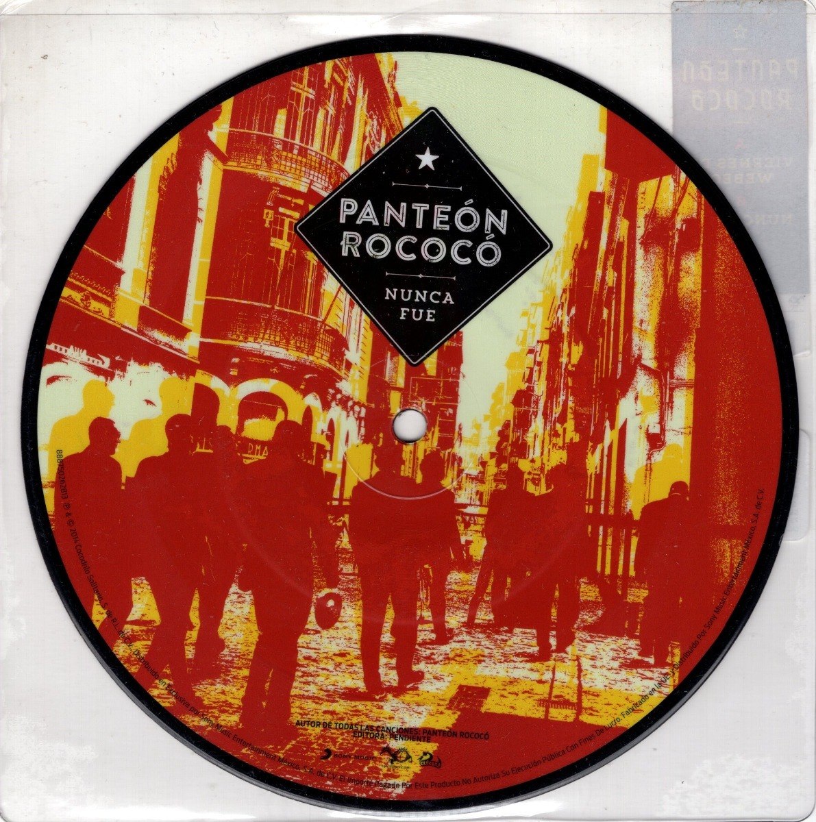 Panteon Rococo Viernes De Webeo Picture Lp Vinyl 7 Pulgadas