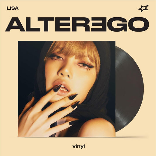 *** Lisa ( Blackpink ) Alter Ego Black Marbled Lp Vinyl