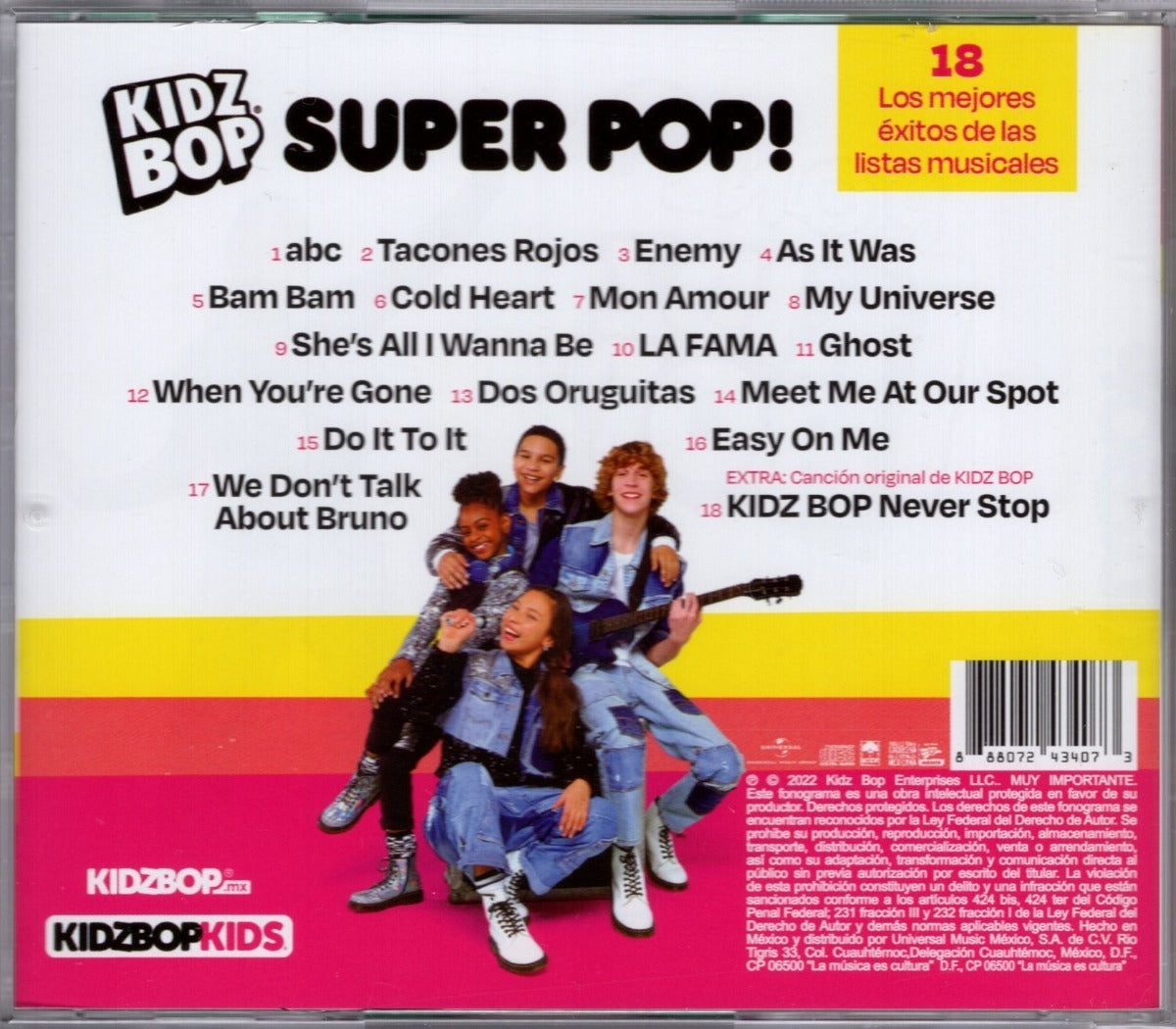 Kidz Bop Super Pop ! Disco Cd