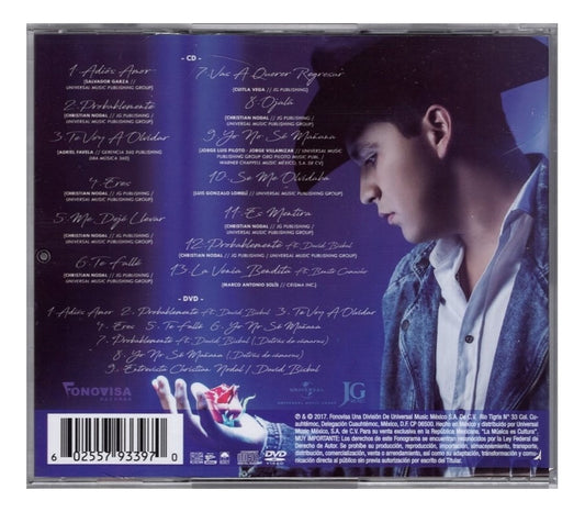 Christian Nodal Me Deje Llevar Disco Cd + Dvd