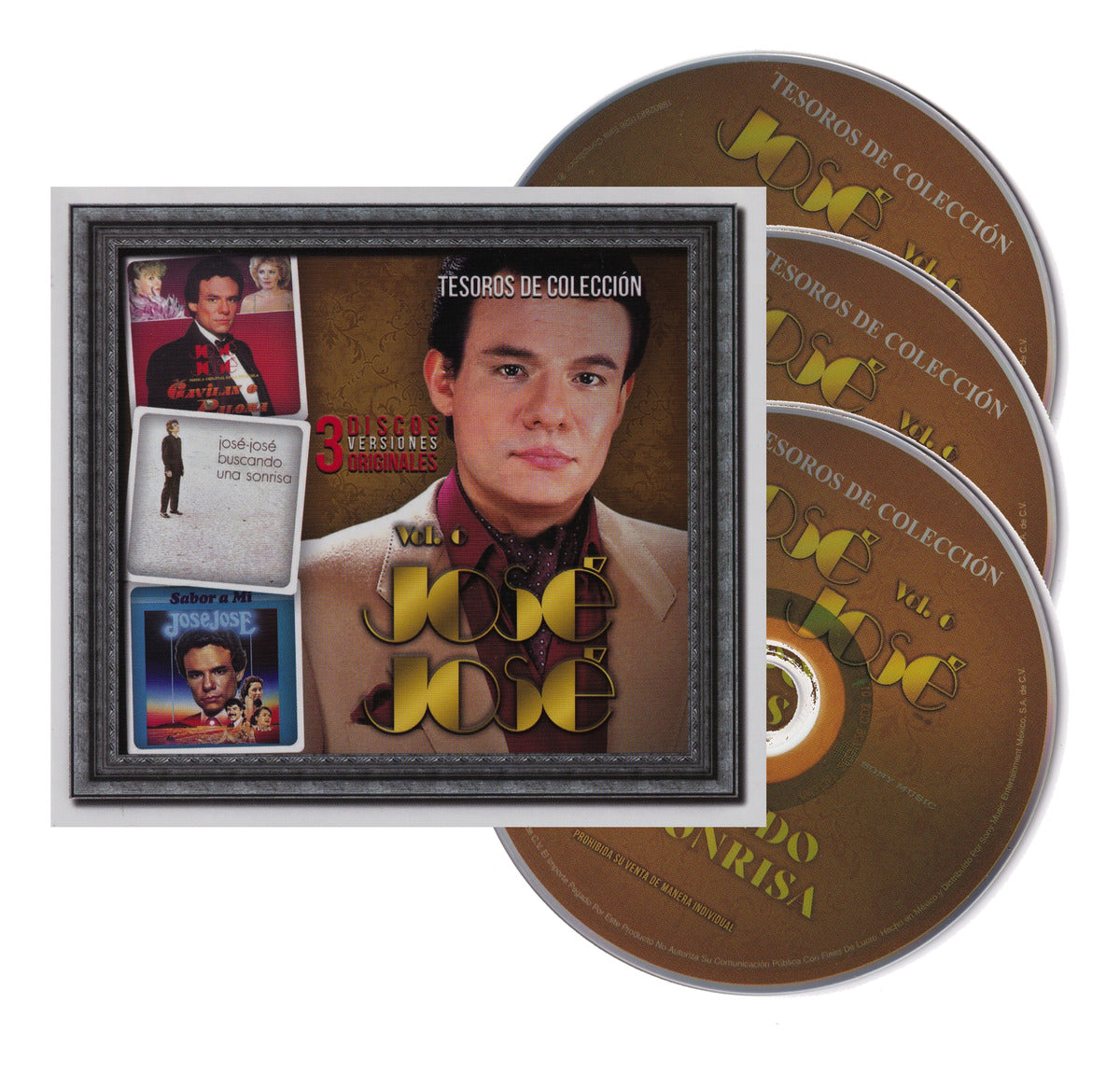 Jose Jose Tesoros De Coleccion Vol 6 / 3 Discos Cd