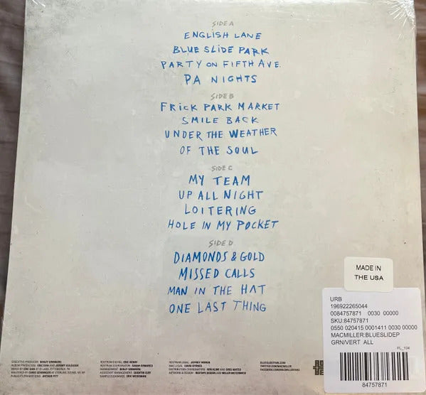 Mac Miller Blue Slide Park 2 Lp Vinyl
