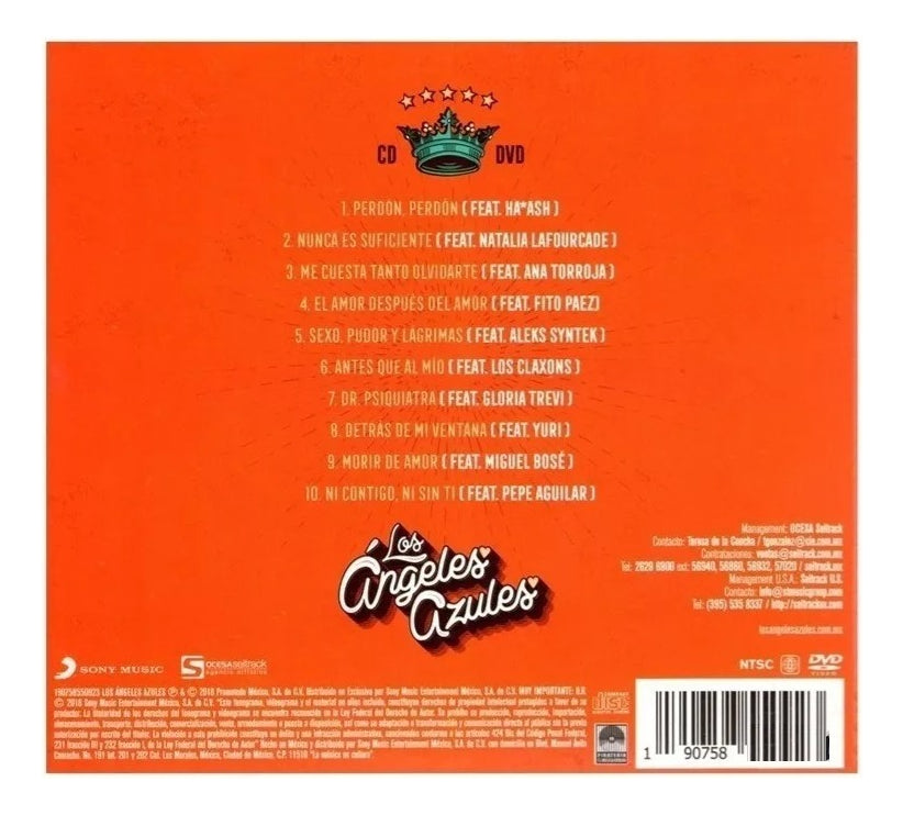 Los Angeles Azules Esto Si Es Cumbia Disco Cd + Dvd