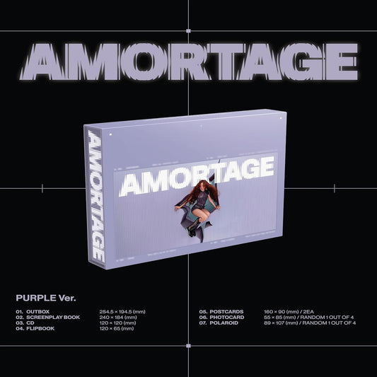 *** Jisoo ( Blackpink ) Amortage Album Version Purple