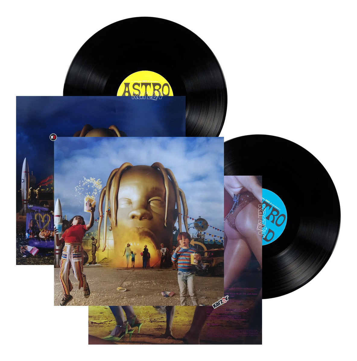 Travis Scott Astroworld Importado 2 Lp Vinyl