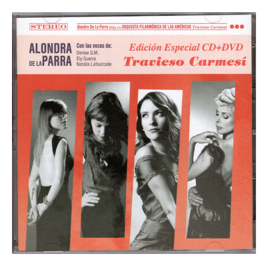 Alondra De La Parra Travieso Carmesi Edicion Especial Disco Cd + Dvd