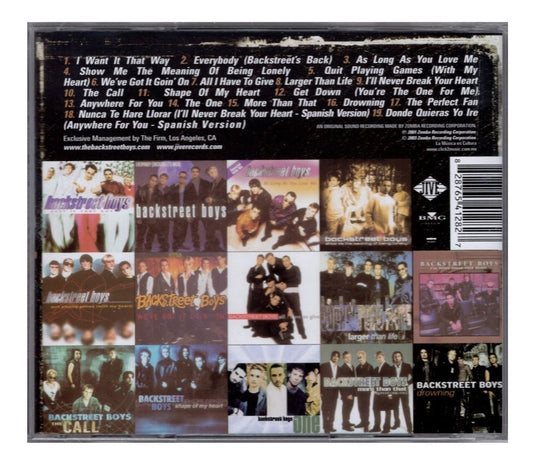 Backstreet Boys The Greatest Hits Chapter One Disco Cd