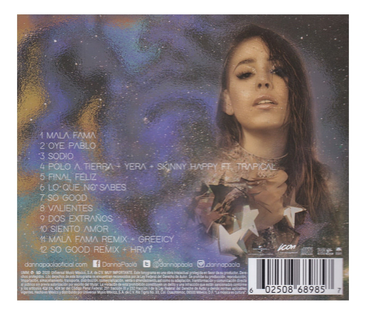 Danna Paola Siete 7 / + Mas Deluxe Disco Cd