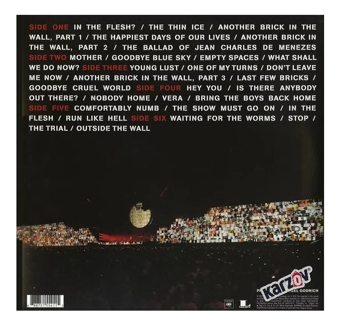Roger Waters The Wall 3 Lp Vinyl