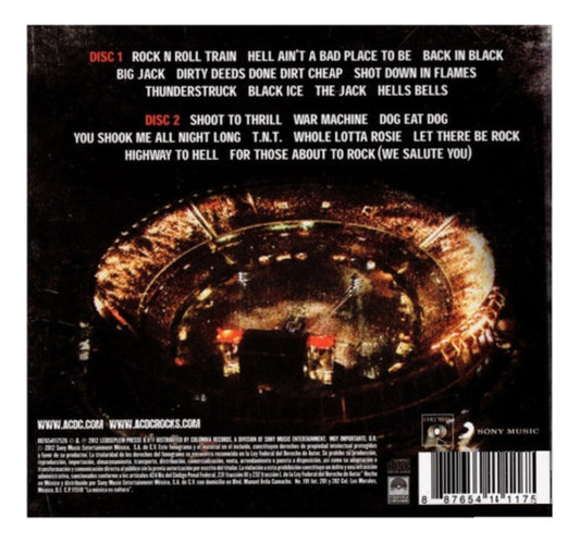 Ac/dc Live At River Plate Box 2 Discos Cd