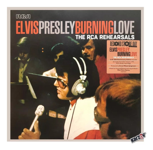 Elvis Presley Burning Love The Rca Rehearsals Rsd 2023 Vinyl