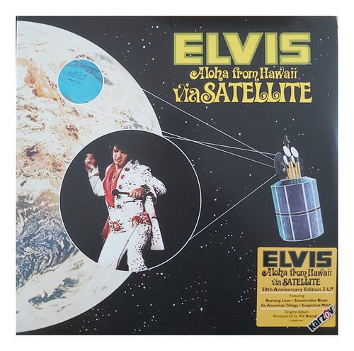 Elvis Presley Aloha From Hawaii Via Satellite 2 Lp Vinyl